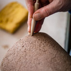 Kerstin Gren in her studio 2018